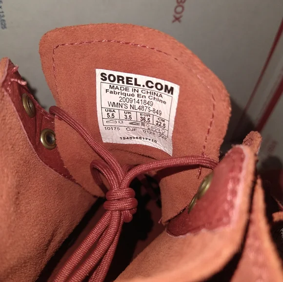 NEW SOREL Hi Line Heel Lace Up Boots - Picture 7 of 9